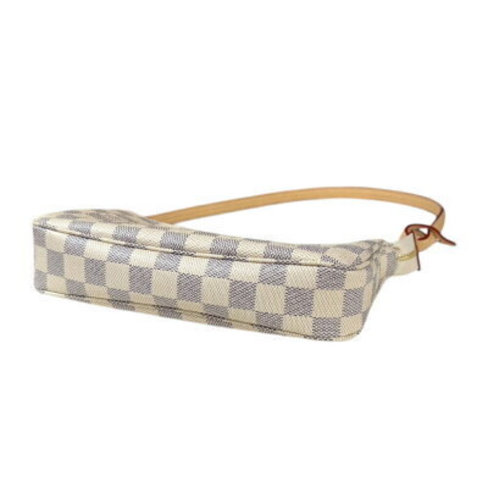 Louis Vuitton Pochette Accessoires Damier Azur White Handbag Canvas White - Picture 5 of 6